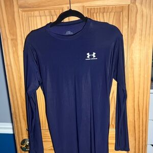 Under Armour Men's Navy Long Sleeve Tee